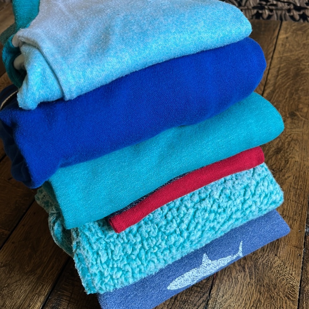 Boys BUNDLE- tops - size M - jackets, tops, hoodies, sweater - 6 items
